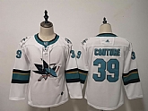 Youth Sharks 39 Logan Couture White Adidas Jersey,baseball caps,new era cap wholesale,wholesale hats
